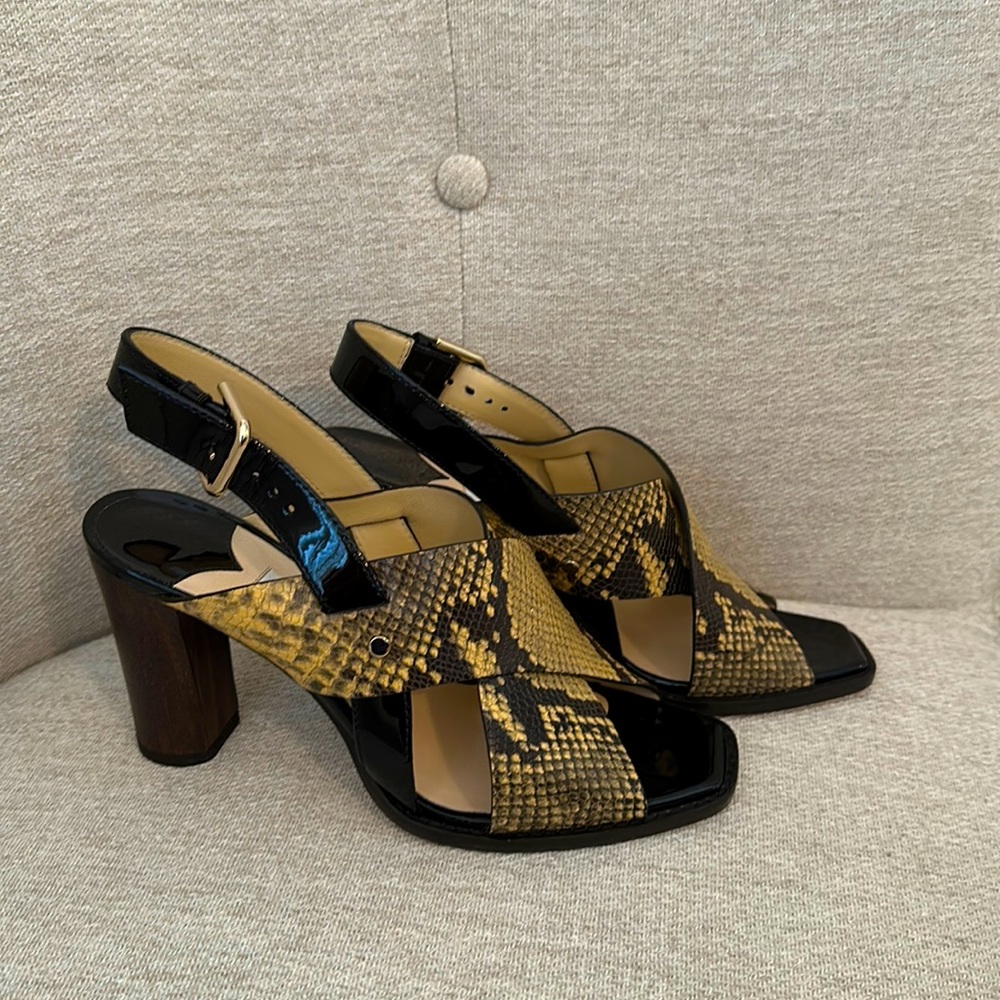Jimmy Choo - Aix Womens Patent Leather Dress Sandals size 37
